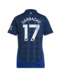 Manchester United Alejandro Garnacho #17 Zenski Gostujuci Dres 2024-25 Kratak Rukavima